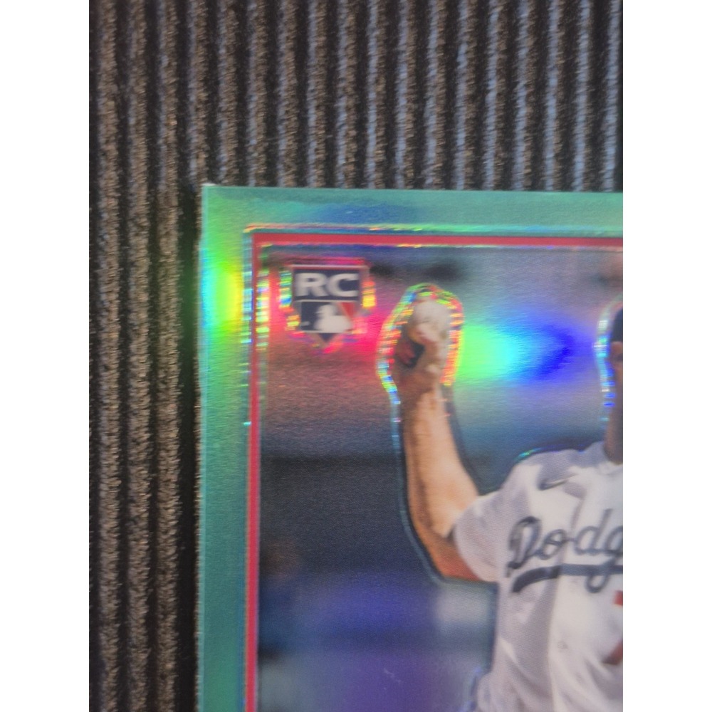 2023 Topps Michael Grove #22‎ Teal /199 (RC) LA Dodgers - Picture 4 of 8